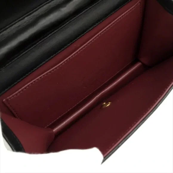 Authentic CHANEL 1988 Vintage classic flap black lambskin leather 24k gold bag - Picture 4 of 13